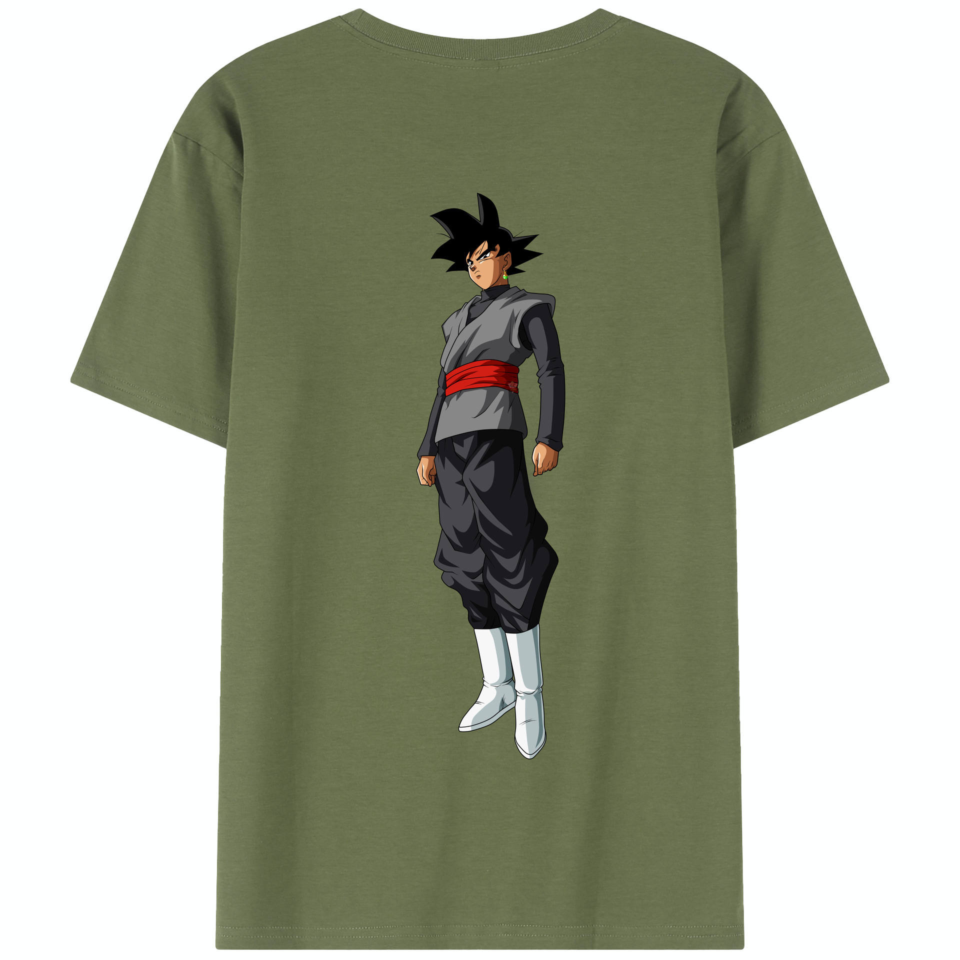 （画像用） ドラゴンボール ベジータ四世（Bejīta Yonsei）DRAGON BALL Vegeta IV 綿100％半袖Tシャツ（背面プリント）